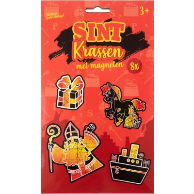 Afbeelding van Creative Craft Group Sinterklaas Krasmagneten, 8st.