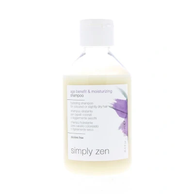 Afbeelding van Simply Zen age benefit &amp; moisturizing shampoo 250 ml Normale vrouwen Voor Alle haartypes