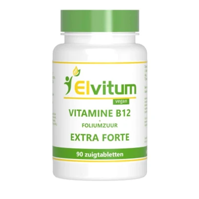Afbeelding van Elvitum Vitamine B 12 Extra Forte Zuigtabletten