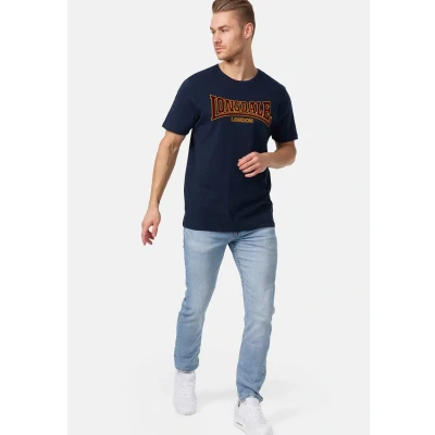 Afbeelding van Lonsdale Schmale Passform Classic Tshirt print, Heren, Maat: Medium, Navy