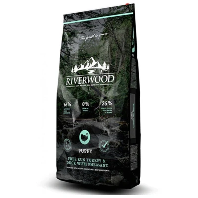 Afbeelding van Riverwood Junior Large Breed Eend&amp;Kalkoen Hondenvoer 2 kg