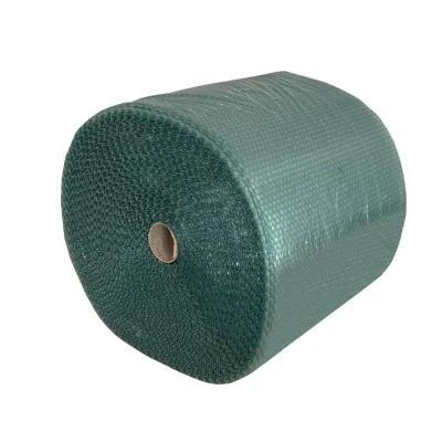 Afbeelding van Gerecyclede Luchtkussenfolie 50cm X 100mtr, 50my. 2 Rol Zeegroen (2 Rollen)