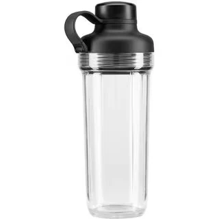 Afbeelding van KitchenAid Persoonlijke mengbeker met drinkdeksel voor Artisan K400 blender 5KSB2032PJA 50 cl Transparant