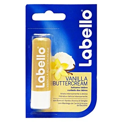 Afbeelding van Labello 1 stick vanilla botercrème 4,8G ORIGINAL BALSAMO aroma vanille, meerkleurig, 88000