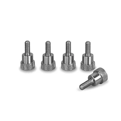 Afbeelding van PrecisionGeek Roestvrij Staal Schouder Schroef Kartelschroeven M4 x 10 mm L 20mm (5 stuks)