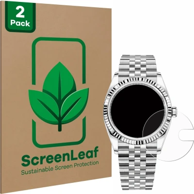 Afbeelding van ScreenLeaf Screenprotector voor Rolex Datejust 36 Duurzame schermbescherming Folie Beschermfolie transparant (2 Stuks)