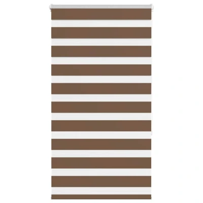 Afbeelding van Zebra rolgordijn 70x150 cm stofbreedte 65,9 polyester bruin