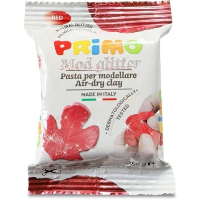 Afbeelding van PRIMO Klei voor kinderen vanaf 3 jaar, dermatologisch getest, 250 g, luchtgedroogde polymeerklei, het modelleren met natte handen en zonder koken, modelleermassa knutselwerk, geurloos