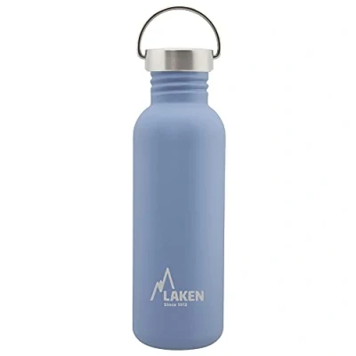 Afbeelding van RVS fles Basic Steel Bottle 750ml S/S Cap Blauw
