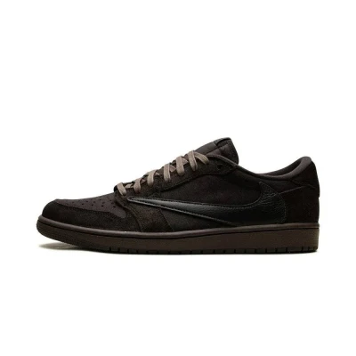 Afbeelding van Nike Air Jordan 1 Low OG SP, Travis Scott Velvet Brown, DN7866 202, EUR 38, US 5.5