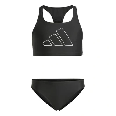 Afbeelding van adidas Vrouwelijke Prestaties Grote Bars Bikini Meisjes 3 jaar Zwart/Wit, 4