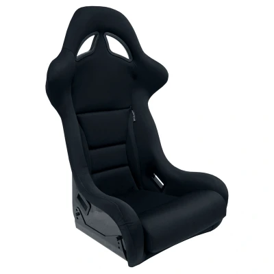 Afbeelding van AutoStyle Sportstoel &#039;BS7&#039; Zwart Vaste polyester rugleuning incl. sledes