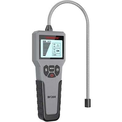 Afbeelding van KINGBOLEN Remvloeistoftester, diagnostische testgereedschap, hydraulische vloeistof/vloeistof/olie vochtanalysator met lcd scherm, akoestisch alarm DOT3 DOT4 DOT5.1 tester