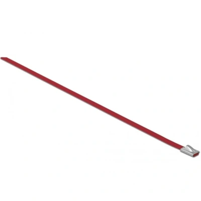 Afbeelding van Tie Wrap 200 mm Rood Delock