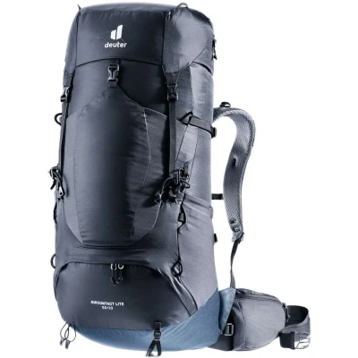 Afbeelding van Deuter Aircontact Lite 50 + 10 Backpack Black Marine Zwart Backpacks