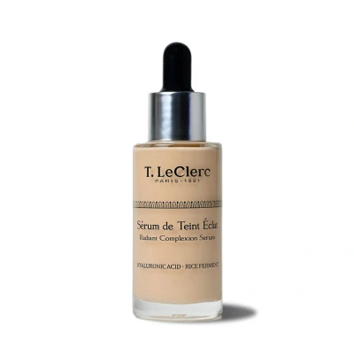 Afbeelding van T.LeClerc Gezicht Foundation Serum De Teint Eclat Anti Age 09 Peche 30gr