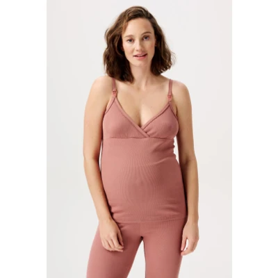 Afbeelding van Pyjamatop met voedingsfunctie Maja Burlwood XS/S
