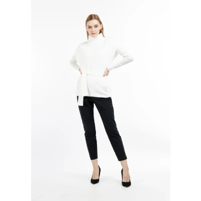 Afbeelding van Gebreide poncho DREIMASTER M/L / Off White 74% Polyacryl 22% Polyester 4% Elastaan