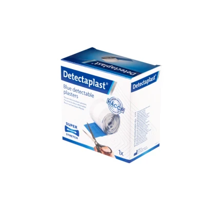 Afbeelding van Detectaplast Elastic textielpleister, ft 6 cm x 5 m, op rol pleister