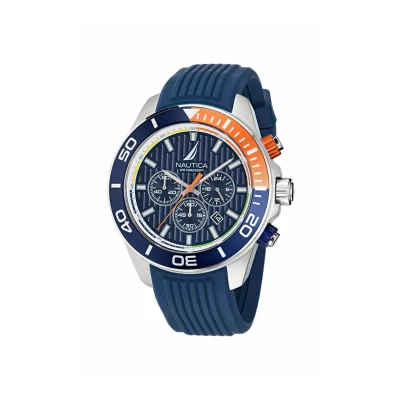 Afbeelding van Nautica One Chronograaf, Heren, Maat: Size, Blue