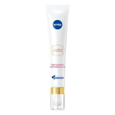 Afbeelding van NIVEA Cellular Luminous630 anti vlekken, oogcrème, 15 ml, rimpels, vlekken en kringen rond de ogen, hyaluronzuur voor een ontspannen blik