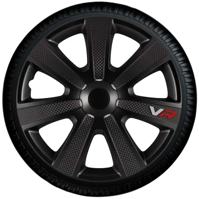 Afbeelding van Gorecki Wieldoppenset Vr Carbon Black 15&quot;
