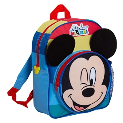 Afbeelding van Disney Mickey Mouse Rugzak Jongens 3D Tas Voor Kinderen Reizen Kwekerij School Rugzak, Meerkleurig, Eén maat