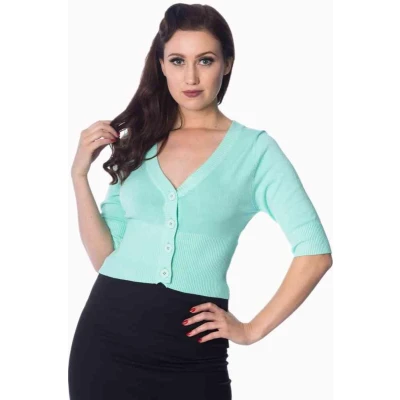Afbeelding van Dancing Days OVERLOAD Cardigan L Mintgroen