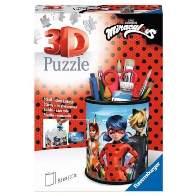 Afbeelding van Ravensburger 3D Puzzels Shapes Pennenbak Miraculous