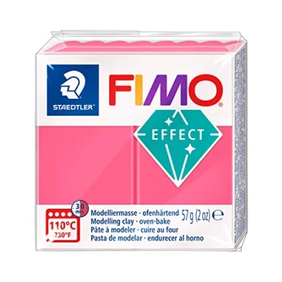 Afbeelding van Fimo effect boetseerklei 56 g transparant rood