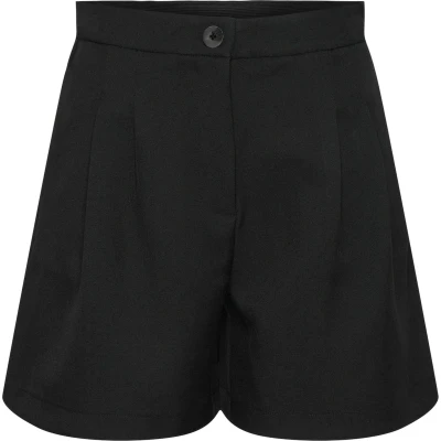 Afbeelding van PIECES Pcneva Hw Wide Noos Shorts voor dames, zwart, XS