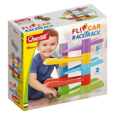 Afbeelding van Quercetti Racebaan met Flip Auto&quot;;s, 7dlg.