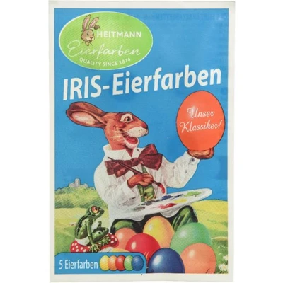 Afbeelding van Eierverf tabletten 5 kleuren in zakje Ei Eiverf Pasen