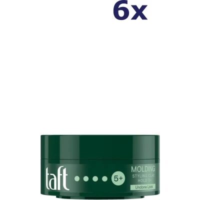 Afbeelding van Schwarzkopf Taft Molding Styling Clay 6 stuks voordeelverpakking