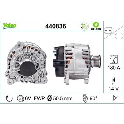 Afbeelding van Valeo Alternator/Dynamo 440836