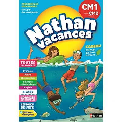 Afbeelding van Cahier de Vacances 2024 du CM1 vers le CM2 Nathan 9/10 ANS