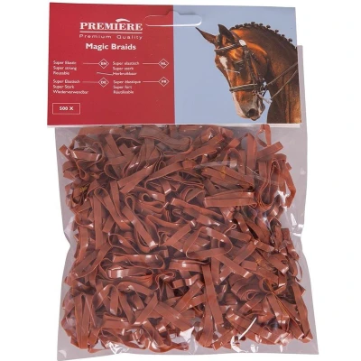 Afbeelding van Premiere Manenelastiekjes &quot;Magic&quot; One Size Bruin
