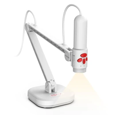 Afbeelding van INSWAN INS 3 afneembare USB documentcamera/visualizer met ingebouwde microfoon, licht, autofocus Windows, MacOS, Chromebook voor live demo, afstandsonderwijs, webconferenties