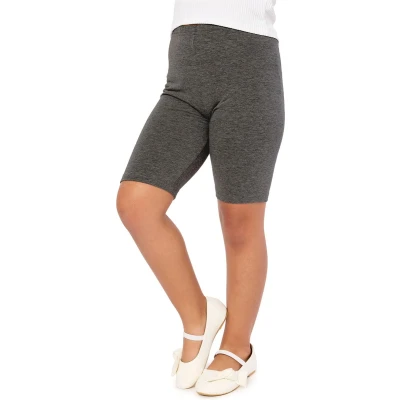 Afbeelding van Merry Style MS MS10 132 LE Meisjes Leggings Sport Vrijetijdsbroek Kort Viscose Sporbroek Yogabroek Donker Gemêleerd 122