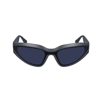 Afbeelding van KARL LAGERFELD Uniseks zonnebril, metallic grijs, Eén maat