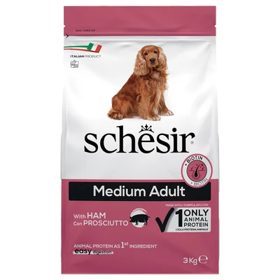 Afbeelding van Schesir Medium Maintenance Ham Hondenvoer 3 kg