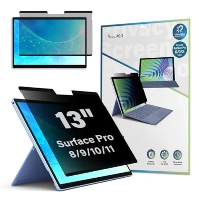 Afbeelding van SenseAGE Magnetische Premium Privacy Filter voor Microsoft Surface Pro 13&quot; (8/9/X), Anti Spy Screen Filter, Blauw Licht, Afneembare Schermbescherming 13 inch
