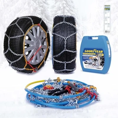 Afbeelding van Goodyear 77936 Sneeuwkettingen 12 mm voor SUV, bestelwagens en camper met zelfspansysteem, maat 247