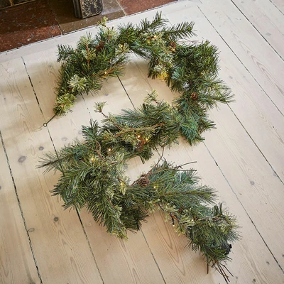 Afbeelding van LOBERON LED guirlande Enquilo groen
