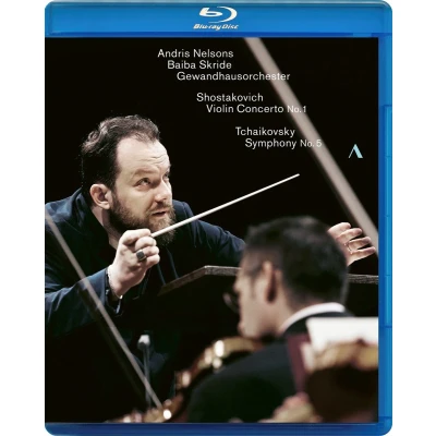 Afbeelding van Baiba Skidre, Gewandhausorchester Leipzig, Andris Nelsons Concerto No.1 For Violin And Orchestra In A Minor (Blu ray)