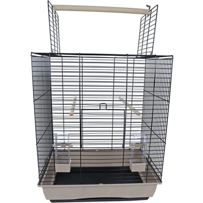 Afbeelding van Interzoo vogelkooi Big Ara zwart/beige Gebr. de Boon