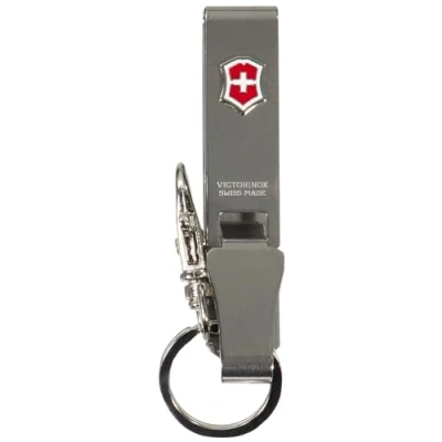Afbeelding van Victorinox Riemhanger Multiclip RVS met karabijnhaak en splitring
