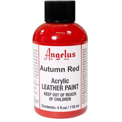 Afbeelding van Angelus leerverf Herfst Rood 118ml