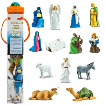 Afbeelding van Safari Speelset Nativity Super Toob Junior 13 delig