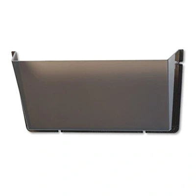 Afbeelding van Deflecto Unbreakable DocuPocket, Wall File Organizer, Letter Size, Rook, Enkele Pocket, 14.5&quot; x 3.0&quot; 6.5&quot; (63202)